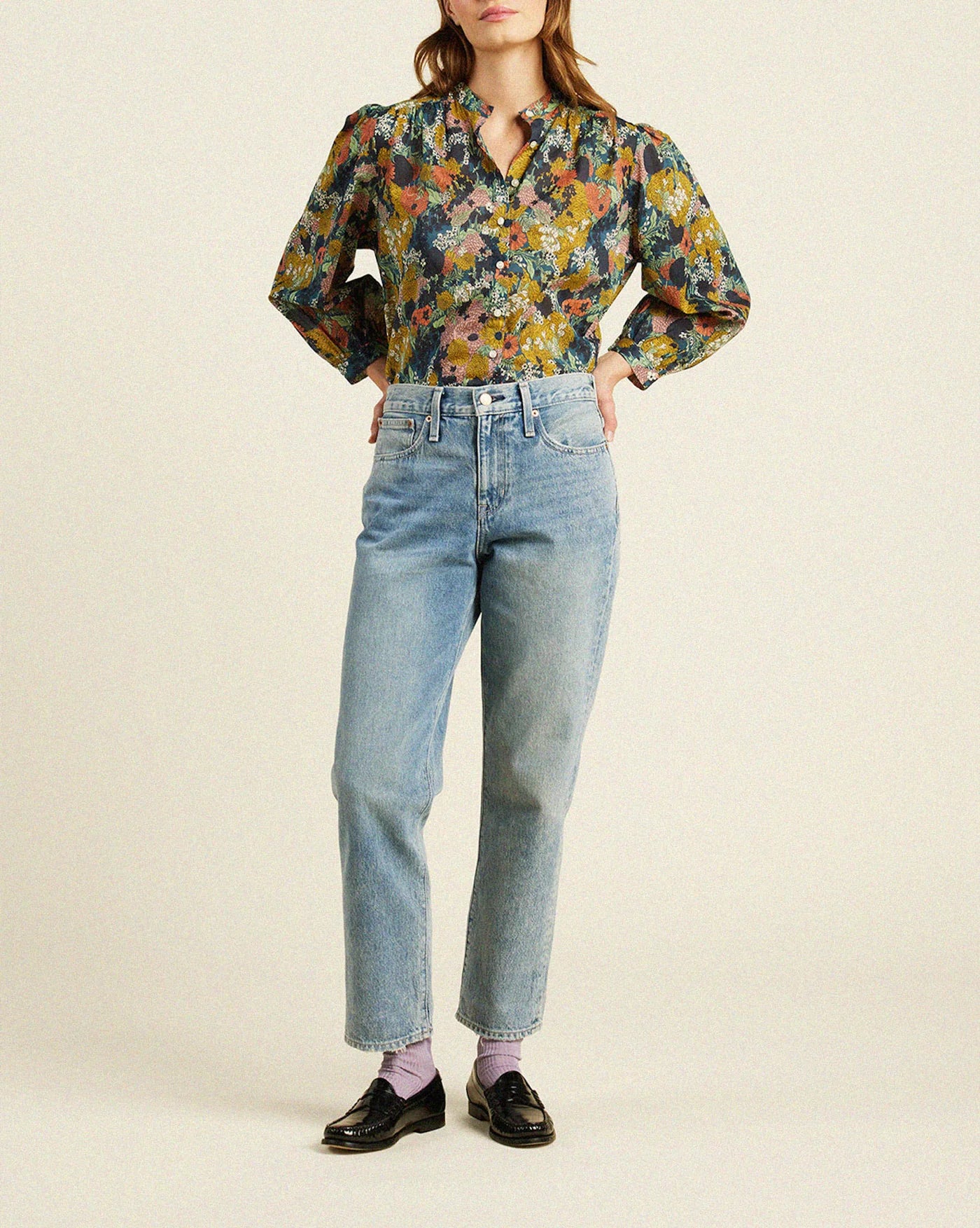 Trovata Clara Blouse Deep Bramble Office-Ready Blouse