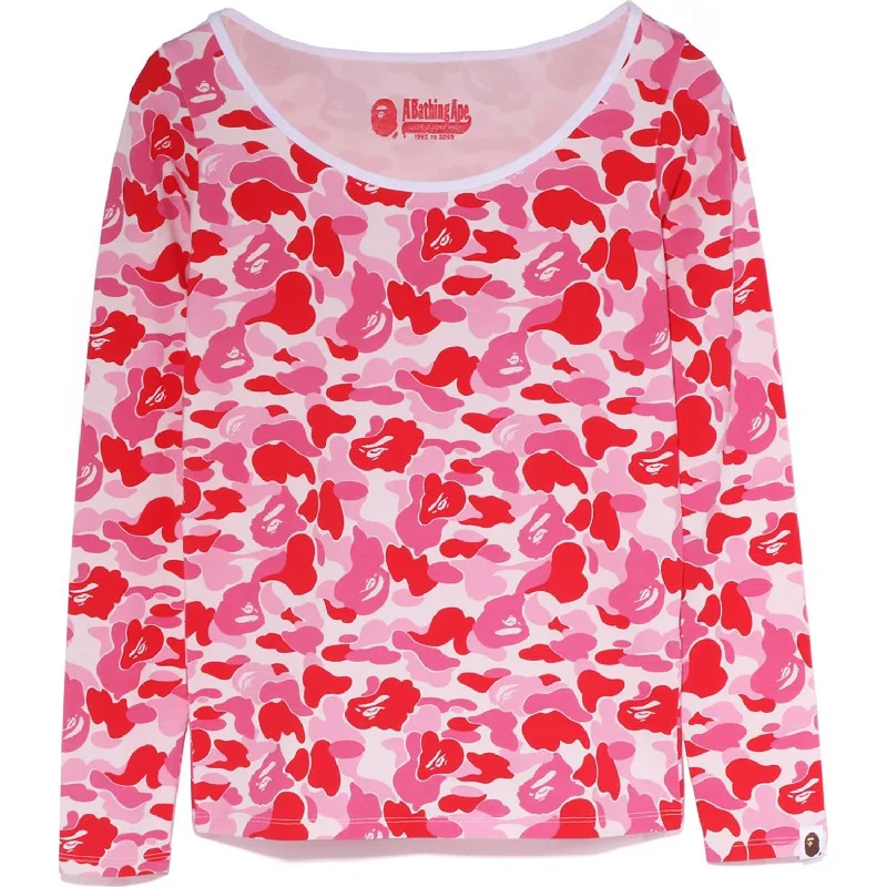 Abc Camo L/S Tee Ladies Handmade Hand-knitted Hand-woven