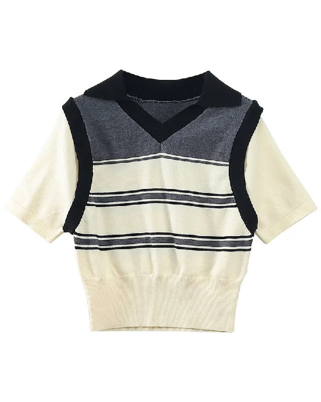 BURRYCO T-Shirt Zippered Buttoned Snapped