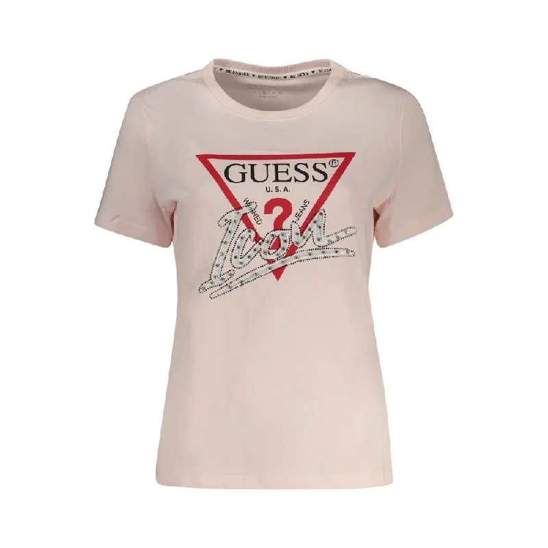 Guess Jeans  Cotton Tops & Women's T-Shirt Striped Floral Plaid