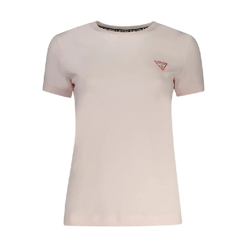 Guess Jeans  Cotton Tops & Women's T-Shirt Terry Blend Velvet Blend Canvas Blend