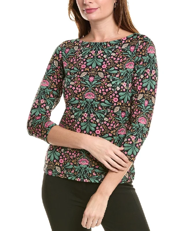 J.McLaughlin Wavesong T-Shirt Rayon Velvet Corduroy