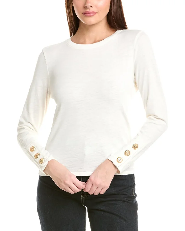 Nation LTD Kiana Oversized T-Shirt Print Jacquard Patchwork
