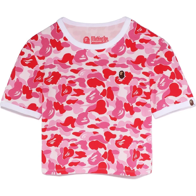 One Point Abc Camo Trim Tee Ladies Chenille Brocade Lace