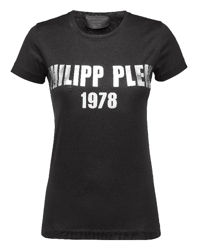 T-shirt Round Neck SS "Graet PP 78" Collared Crew Neck Turtle Neck