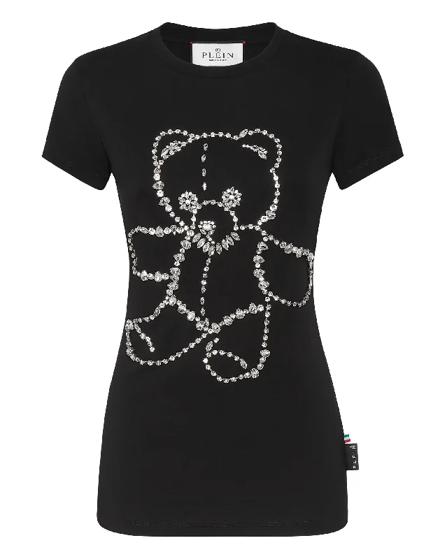 T-shirt Sexy Pure Fit Castoni Lace Blend Ribbed Blend Corduroy Blend