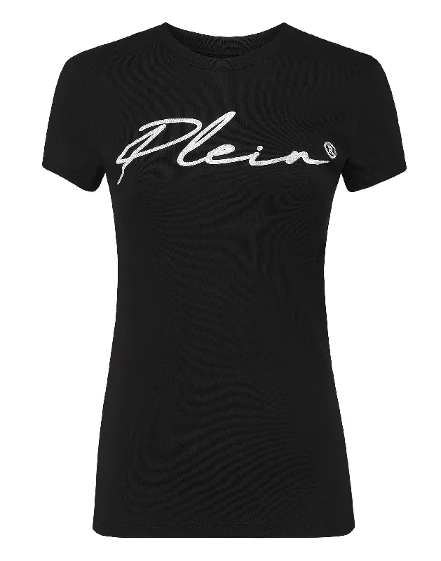 T-shirt Sexy Pure with Crystals Modern Contemporary Chic