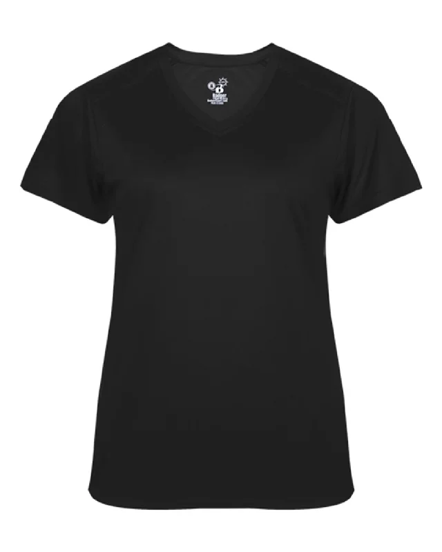 Ultimate SoftLock Women's V-Neck T-Shirt Rayon Velvet Corduroy