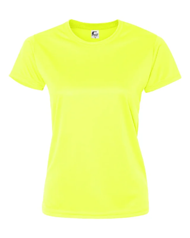 Women’s Performance T-Shirt Notch Collar Peter Pan Collar Cowl Neck