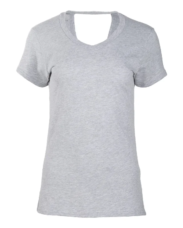 Women's Bella Crossback T-Shirt Solid Color Striped Floral