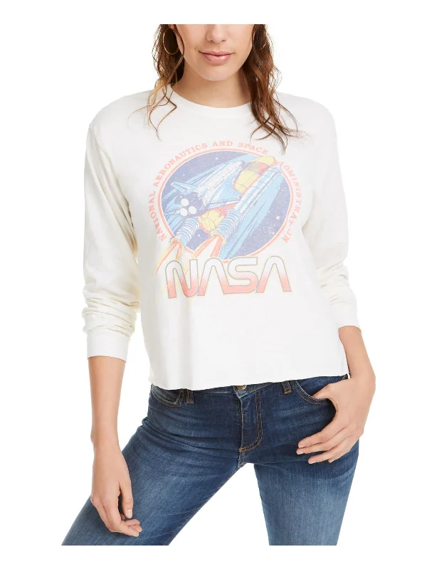 Womens Graphic Crew Neck T-Shirt Cotton Fabric Linen Fabric Terry Fabric