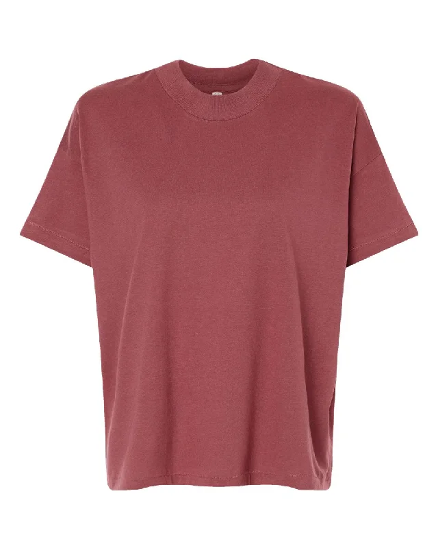 Women's Hi-Lo Tee Boxy Fit Fitted Loose