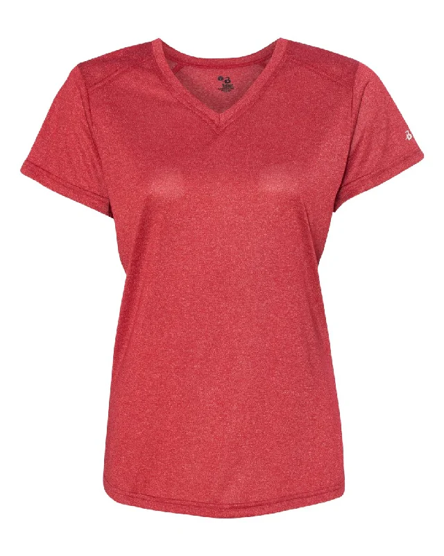 Women's Pro Heather V-Neck T-Shirt Elegant Classic Vintage