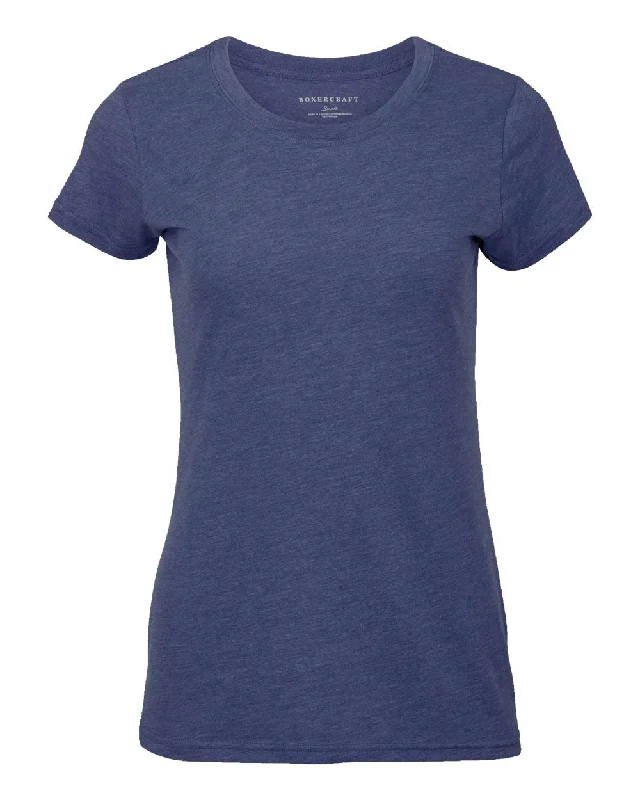 Women's Tri-Blend T-Shirt Handmade Hand-knitted Hand-woven