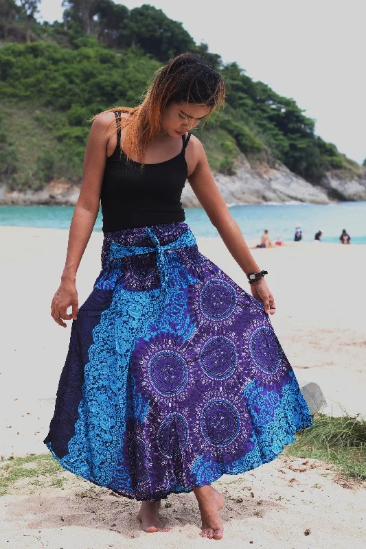 Maxi dress Boho Long Skirt Women Dresses Bohemian Festival Mandala Floral Hippie Dress Comfortable Bohemian Maxi Dress