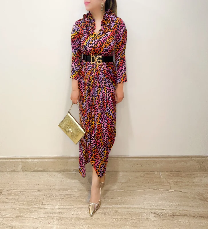 Jaguar Maxi Dress Comfortable Ruffle Maxi Dress