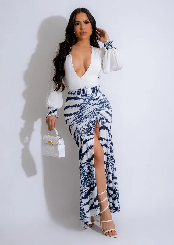 Observatori Del Paisatge Maxi Dress Blue Classic Black Maxi Dress