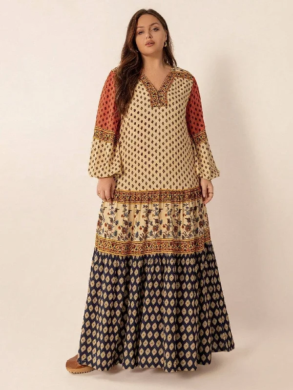 PLUS SIZE Payne Maxi Dress Cozy Wrap Maxi Dress