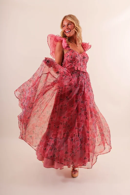 What Dreams Are Made Of Maxi Dress Fashionable High-Waist Maxi Dress
