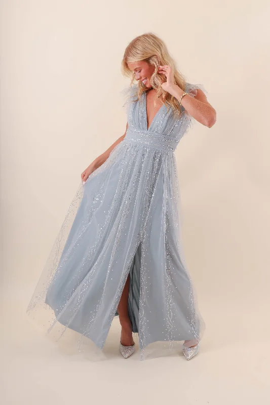 When The Clock Strikes Twelve Maxi Dress Fashionable High-Low Maxi Dress