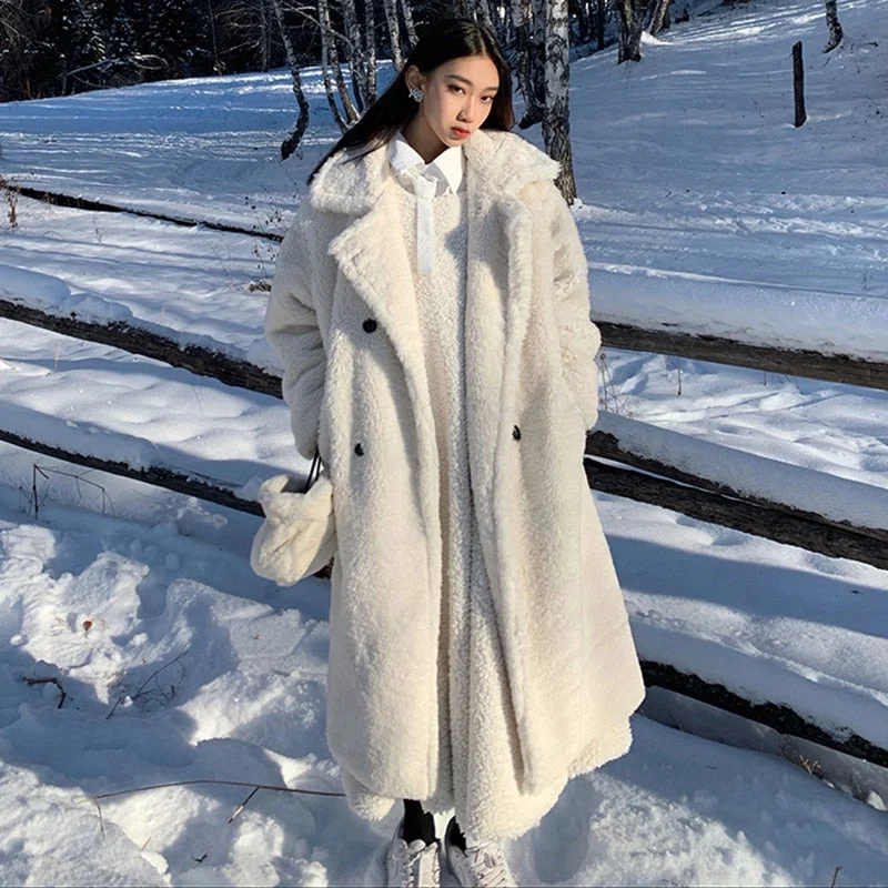 Getadme-Autumn Winter Long Coat Woman Faux Fur Coat Women Warm Ladies Fur Teddy Jacket Female Plush Teddy Outwear Plus Size Chenille Jacket Brocade Jacket Lace Jacket Getadme-Autumn Winter Long Coat Woman Faux Fur Coat Women Warm Ladies Fur Teddy Jacket Female Plush Teddy Outwear Plus Size Chenille Jacket Brocade Jacket Lace Jacket