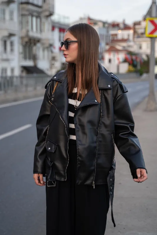 Leather Jacket 230109 Faux Fur Jacket Real Fur Jacket Shearling Jacket