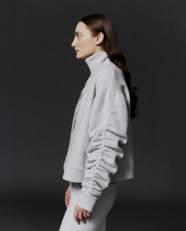 Jacket aus Cashmere-Mischung in Grau Faux Fur Jacket Real Fur Jacket Shearling Jacket Jacket aus Cashmere-Mischung in Grau Faux Fur Jacket Real Fur Jacket Shearling Jacket
