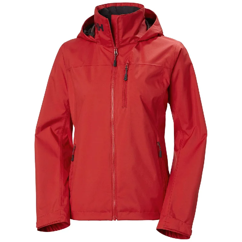 Helly Hansen Women's Red Crew Hooded Jacket 2.0 Fleece Fabric Down Fabric Feather Fabric Helly Hansen Women's Red Crew Hooded Jacket 2.0 Fleece Fabric Down Fabric Feather Fabric