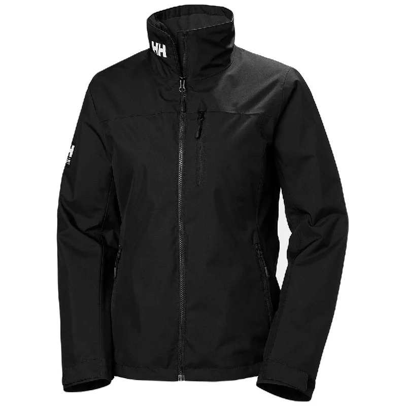 Helly Hansen Women's Black Crew Midlayer Jacket 2.0 Belted Jacket Elasticated Jacket Padded Jacket