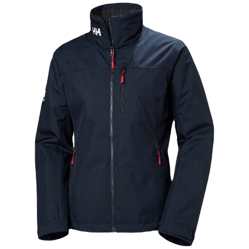 Helly Hansen Women's Navy Crew Midlayer Jacket 2.0 Cardigan Sweater Pullover