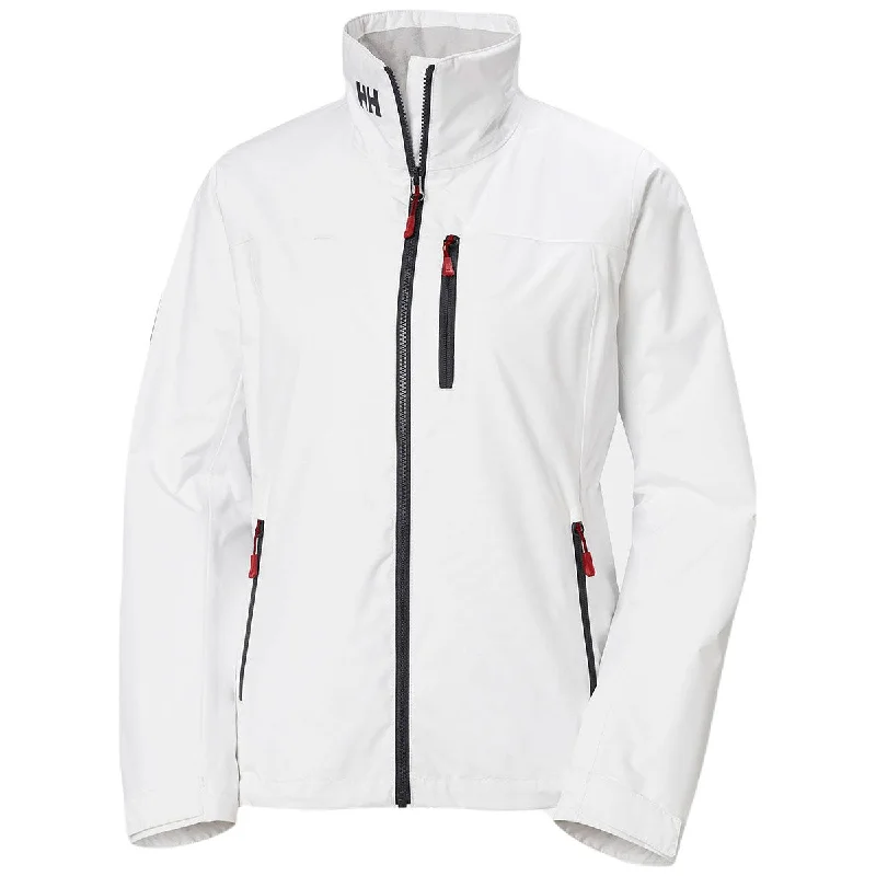 Helly Hansen Women's White Crew Midlayer Jacket 2.0 Fleece Fabric Down Fabric Feather Fabric