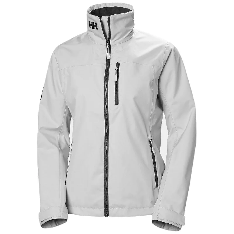Helly Hansen Women's Grey Fog Crew Jacket 2.0 Striped Jacket Polka Dot Jacket Floral Jacket