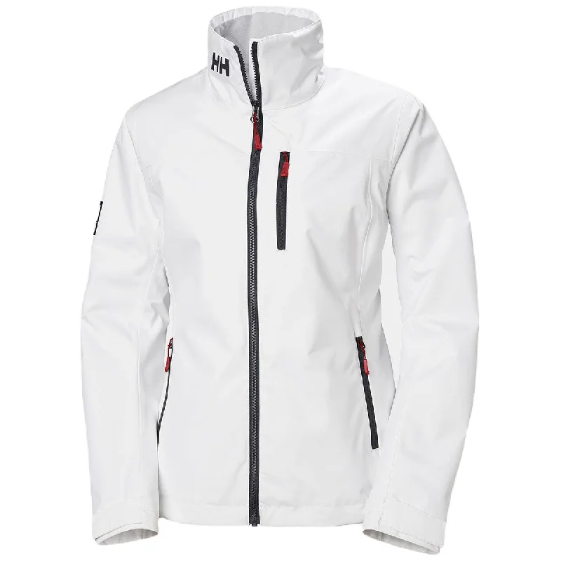 Helly Hansen Women's White Crew Jacket 2.0 Denim Fabric Leather Fabric Suede Fabric