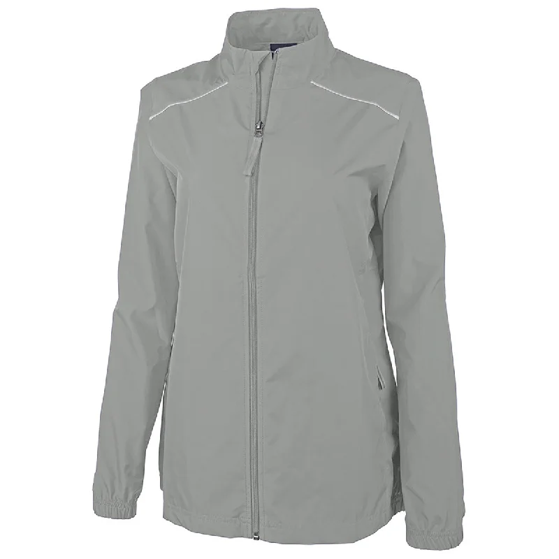 Charles River Women's Ice Grey Skyline Pack-N-Go Full Zip Reflective Jacket Fitted Jacket Loose Jacket Oversized Jacket Charles River Women's Ice Grey Skyline Pack-N-Go Full Zip Reflective Jacket Fitted Jacket Loose Jacket Oversized Jacket