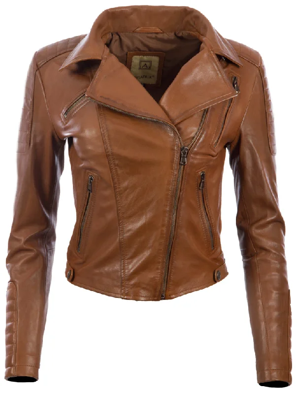 K014 Women's Jacket - Timber Ribbed Jacket Pleated Jacket Ruffled Jacket