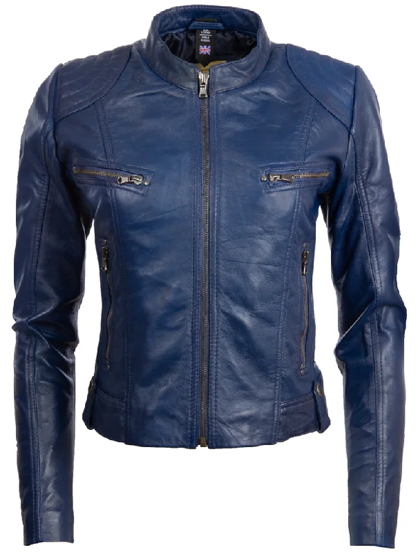 FPHE Women's Jacket - Midnight Blue Corduroy Jacket Velvet Jacket Brocade Jacket