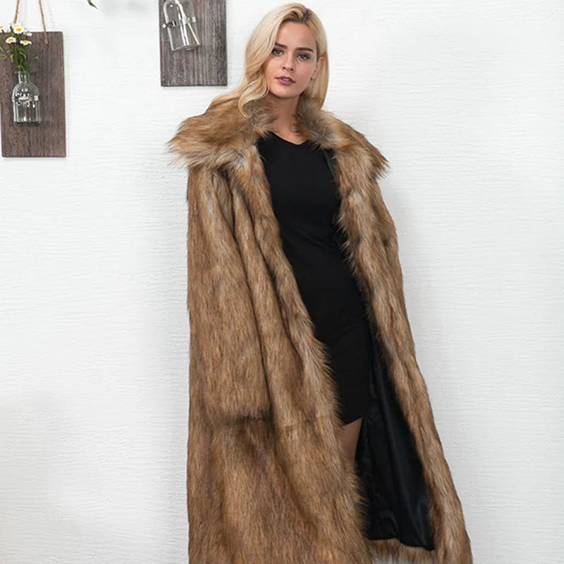 Getadme-Faux Fur Coat Woman Winter Autumn Slim Fit Thick Ladies Warm Jacket New Plus Size Coat Fur Teddy Plush Outwear Fur Top Embroidered Jacket Appliqued Jacket Beaded Jacket Getadme-Faux Fur Coat Woman Winter Autumn Slim Fit Thick Ladies Warm Jacket New Plus Size Coat Fur Teddy Plush Outwear Fur Top Embroidered Jacket Appliqued Jacket Beaded Jacket