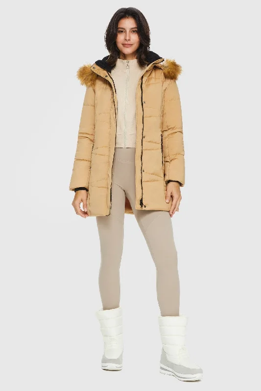 Insulated Jacket Zip-up Winter Coat Anorak Shell Jacket Lightweight Jacket