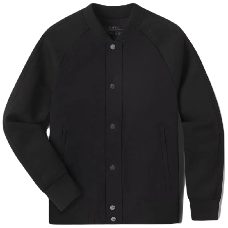 UNRL Women's Black Jetset Bomber Jacket Mesh Jacket Canvas Jacket Denim Jacket