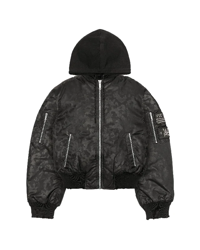 MA-1 Bomber Jacket Welt Pockets Slit Pockets Flap Pockets