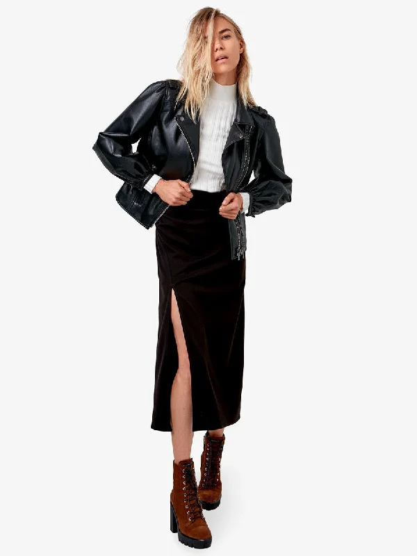 MERCURY RECYCLED LEATHER JACKET Satin Jacket Silk Jacket Chiffon Jacket