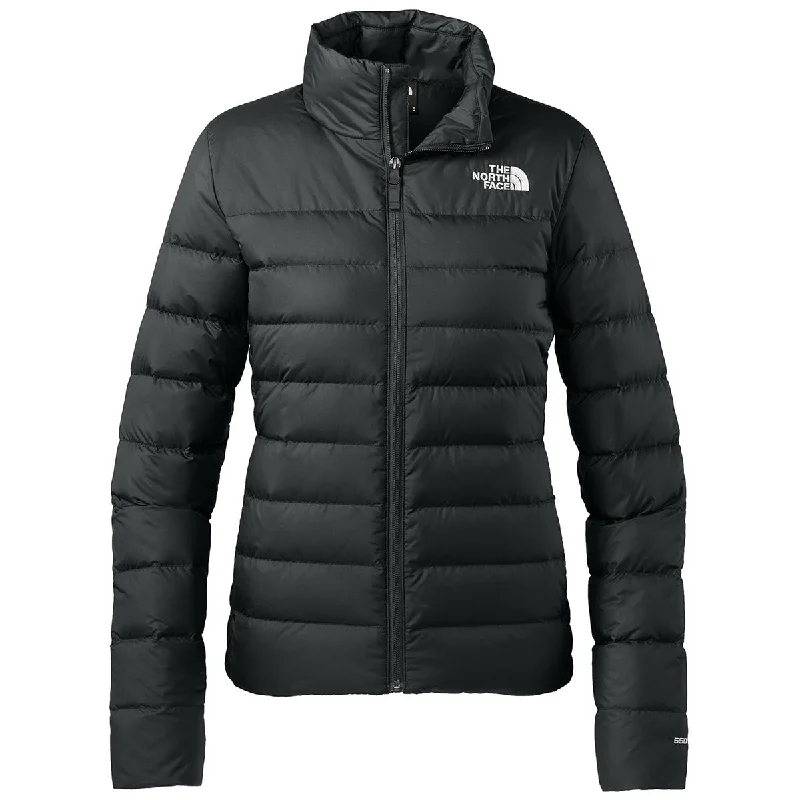 The North Face Women's TNF Black Down Hybrid Jacket Zip Front Button Front Snap Front The North Face Women's TNF Black Down Hybrid Jacket Zip Front Button Front Snap Front