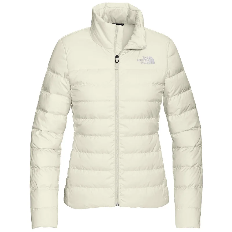 The North Face Women's Vintage White Down Hybrid Jacket A-Line Jacket Boat Neck Shawl Collar The North Face Women's Vintage White Down Hybrid Jacket A-Line Jacket Boat Neck Shawl Collar