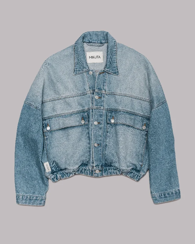 The Blue Denim Jacket Embroidered Jacket Appliqued Jacket Beaded Jacket
