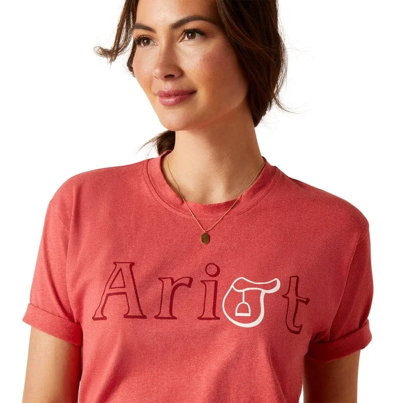 Ariat Tee Womens Boyfriend Fit Sequined Glittery Shiny