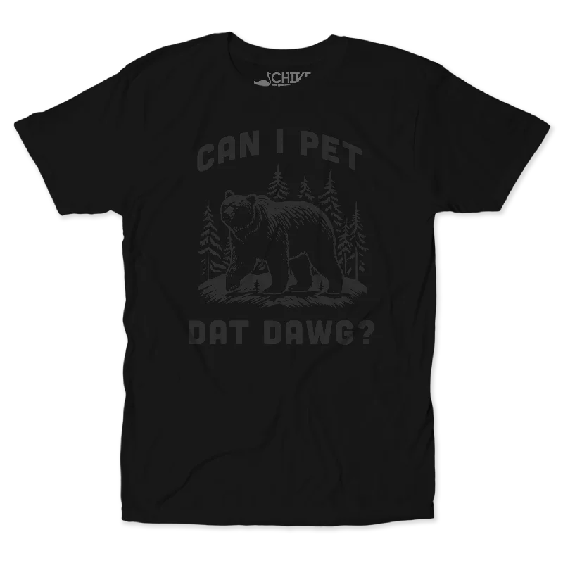 Dat Dawg Blackout Tee Hooded Caped Shawl Collar