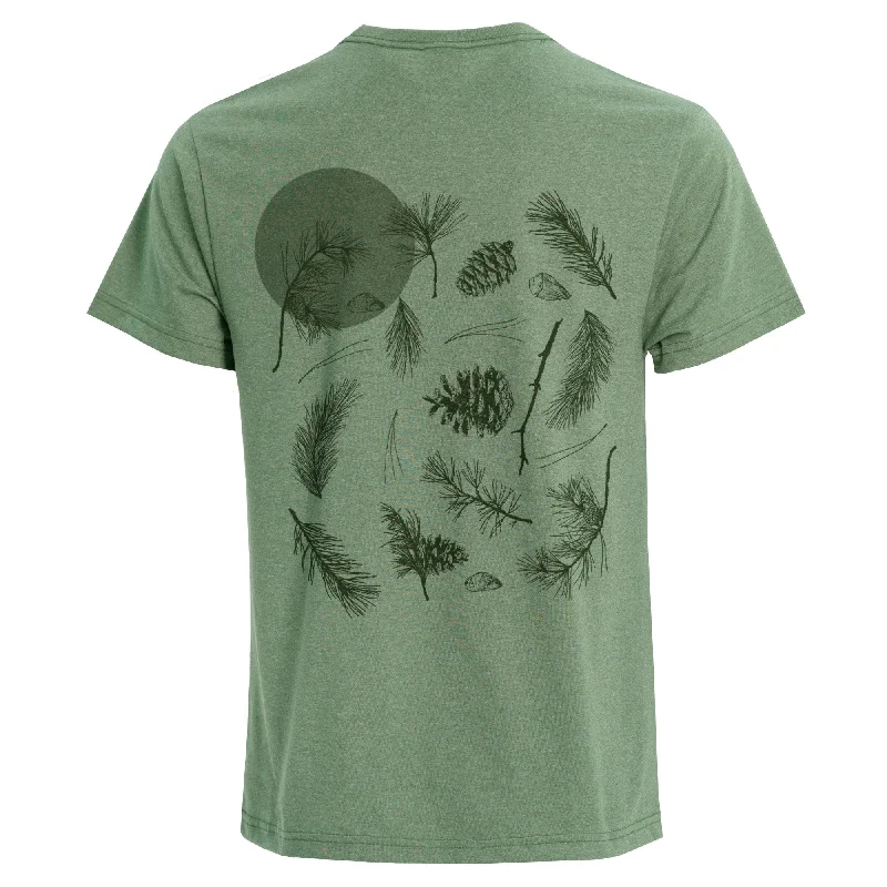 EC100 - Pines Unisex Eco Short Sleeve T-Shirt Oversized T-Shirt Spandex breathable