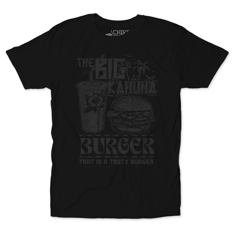 Tasty Burger Blackout Tee Elegant Classic Vintage