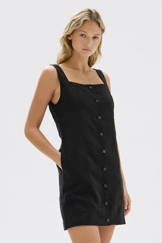Elara Mini Dress Fashionable Mini Dress with Slits