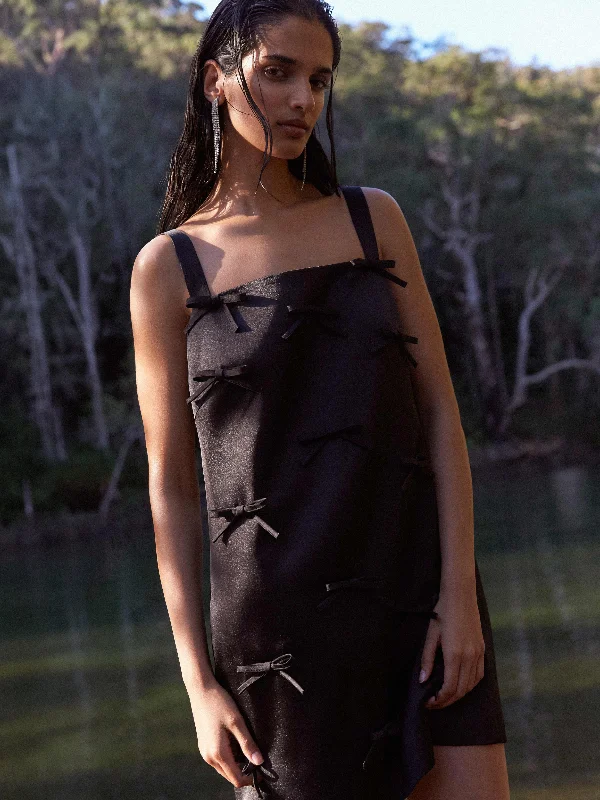 KALINA SHIFT MINI DRESS Fashionable Off-Shoulder Mini Dress
